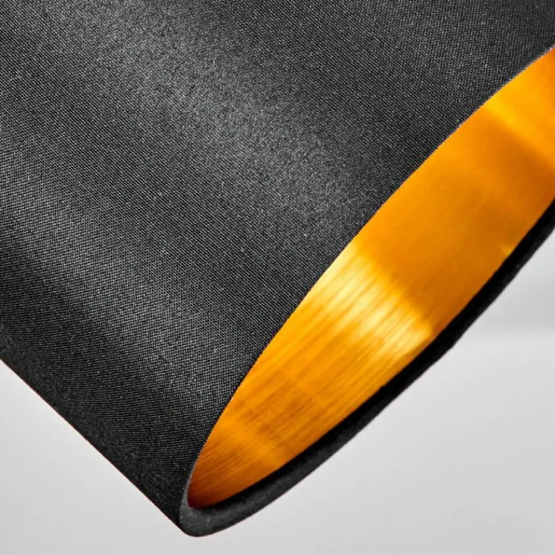 Lampes En Tissu-hofstein Plafonnier Alsen Écru, Noir, 3 lumières