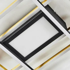 hofstein Plafonnier Alsterbro LED Noir, 1 lumière