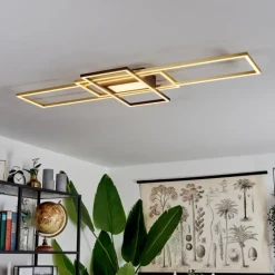 hofstein Plafonnier Alsterbro LED Noir, 1 lumière