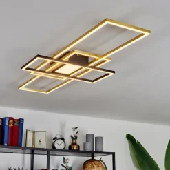 hofstein Plafonnier Alsterbro LED Noir, 1 lumière