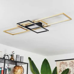 hofstein Plafonnier Alsterbro LED Noir, 1 lumière