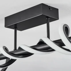 hofstein Plafonnier Alvarim LED Noir, 1 lumière