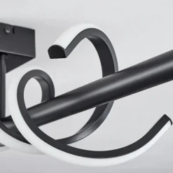 hofstein Plafonnier Alvarim LED Noir, 1 lumière