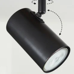 hofstein Plafonnier Arbrentin Écru, Noir, 1 lumière