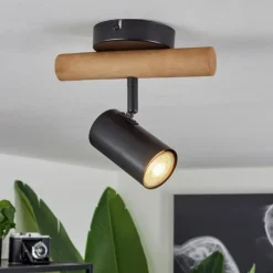 hofstein Plafonnier Arbrentin Écru, Noir, 1 lumière