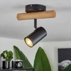 hofstein Plafonnier Arbrentin Écru, Noir, 1 lumière