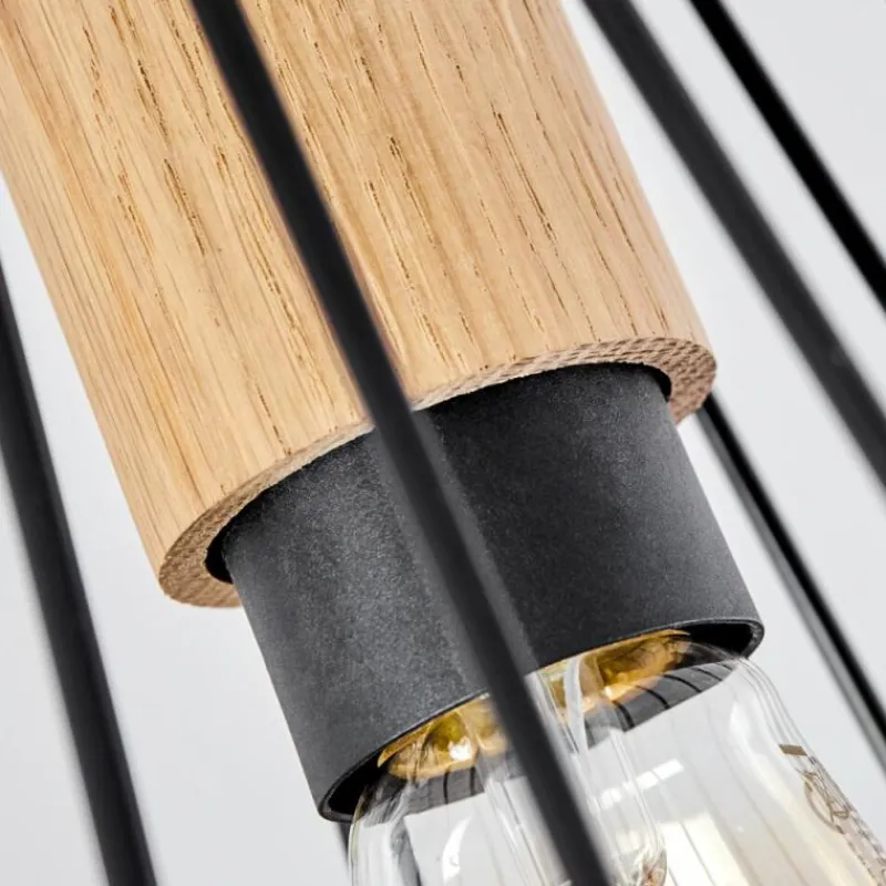 Lampes Industrielles-hofstein Plafonnier Arrawarra Écru, Noir, 1 lumière