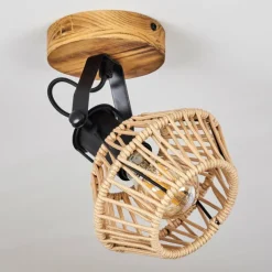 Luminaires Scandinaves-hofstein Plafonnier Auboncourt Écru, 1 lumière