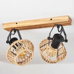 Luminaires Scandinaves-hofstein Plafonnier Auboncourt Écru, 2 lumières