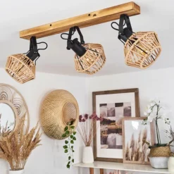 Luminaires Scandinaves-hofstein Plafonnier Auboncourt Écru, 3 lumières