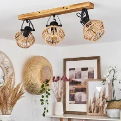 Luminaires Scandinaves-hofstein Plafonnier Auboncourt Écru, 3 lumières