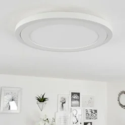 hofstein Plafonnier Audrieu LED Blanc, 2 lumières