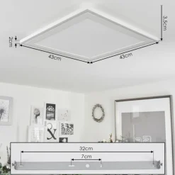 hofstein Plafonnier Audrieu LED Blanc, 2 lumières
