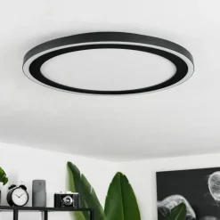 hofstein Plafonnier Audrieu LED Noir, Blanc, 2 lumières