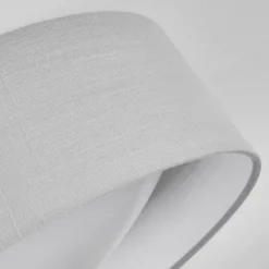 Lampes En Tissu-hofstein Plafonnier Aveledo Blanc, 1 lumière