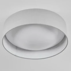 Lampes En Tissu-hofstein Plafonnier Aveledo Blanc, 1 lumière