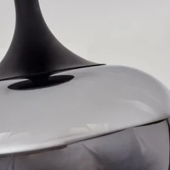 Suspension Verre Fumé-hofstein Plafonnier Azurara Clair, Fumé, 1 lumière