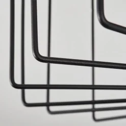 Lampes Vintages & Rétros-hofstein Plafonnier Balaze Noir, 1 lumière