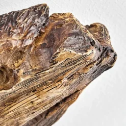 Lampes Vintages & Rétros-hofstein Plafonnier Bardhaman Brun, Couleur bois, Noir, 4 lumières