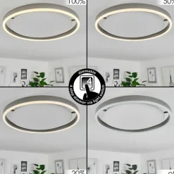 hofstein Plafonnier Barril LED Aluminium, 1 lumière