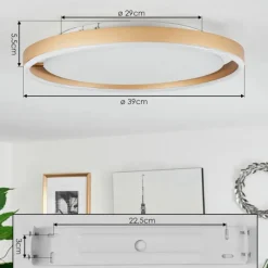 hofstein Plafonnier Barril LED Blanc, 1 lumière