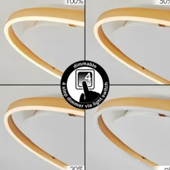 hofstein Plafonnier Barril LED Blanc, 1 lumière