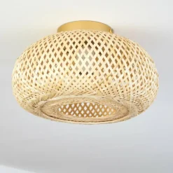 Luminaires Scandinaves-hofstein Plafonnier Bauro Écru, 1 lumière