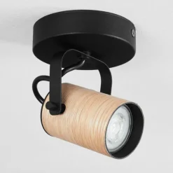 hofstein Plafonnier Beleco Écru, Noir, 1 lumière