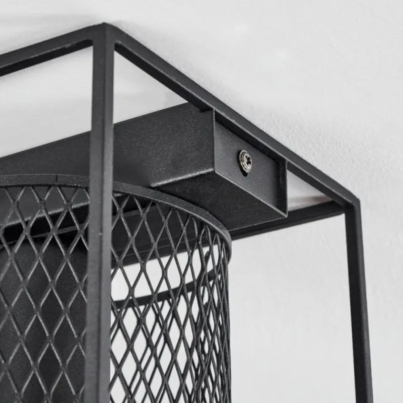 hofstein Plafonnier Bettaix Noir, 2 lumières