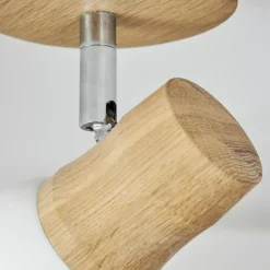 Luminaires Scandinaves-hofstein Plafonnier Breuvannes Chrome, Écru, 1 lumière