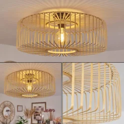 Luminaires Scandinaves-hofstein Plafonnier Callide Noir, 1 lumière