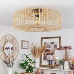 Luminaires Scandinaves-hofstein Plafonnier Callide Noir, 1 lumière