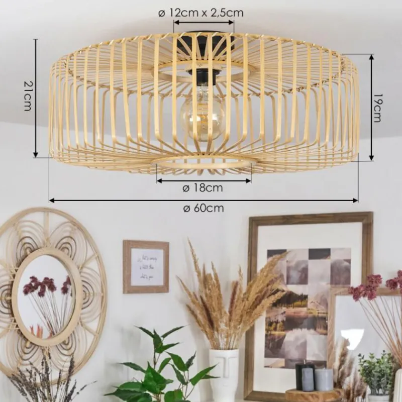 Luminaires Scandinaves-hofstein Plafonnier Callide Noir, 1 lumière