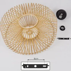 Luminaires Scandinaves-hofstein Plafonnier Callide Noir, 1 lumière