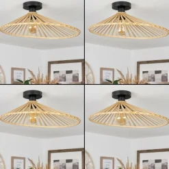 Luminaires Scandinaves-hofstein Plafonnier Callide Noir, 1 lumière