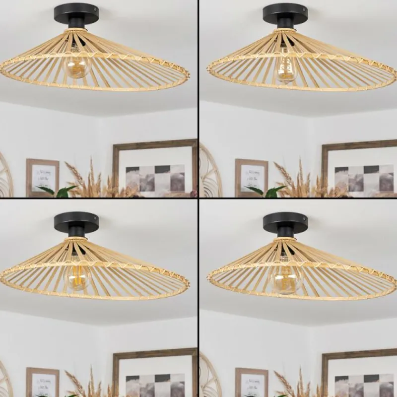 Luminaires Scandinaves-hofstein Plafonnier Callide Noir, 1 lumière