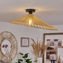 Luminaires Scandinaves-hofstein Plafonnier Callide Noir, 1 lumière