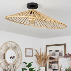 Luminaires Scandinaves-hofstein Plafonnier Callide Noir, 1 lumière