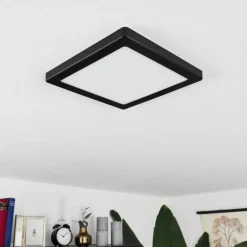 hofstein Plafonnier Canditas LED Noir, 1 lumière