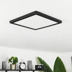 hofstein Plafonnier Canditas LED Noir, 1 lumière