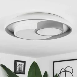 hofstein Plafonnier Casqueira LED Gris, Blanc, 1 lumière
