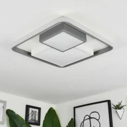 hofstein Plafonnier Casqueira LED Gris, Blanc, 1 lumière
