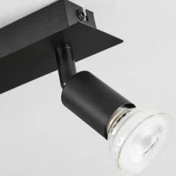 hofstein Plafonnier Castillo Noir, 4 lumières