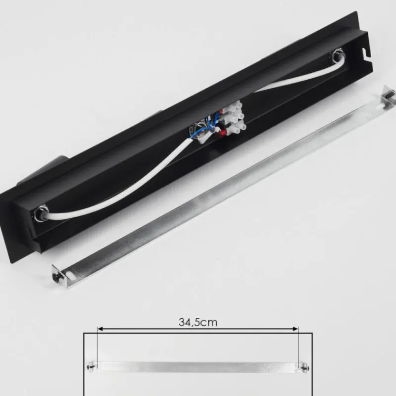 hofstein Plafonnier Castillo Noir, 3 lumières