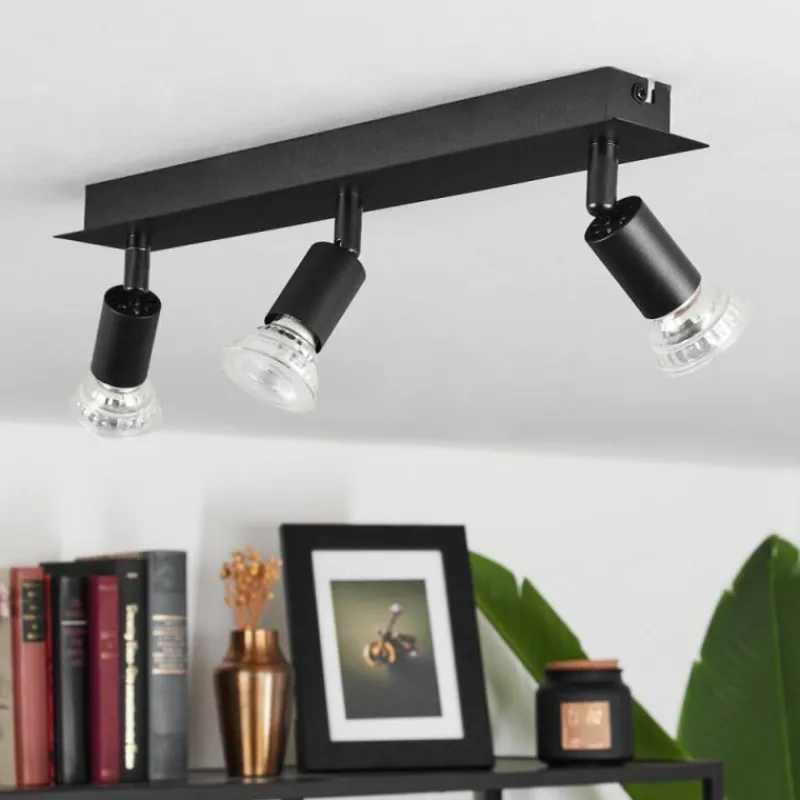 hofstein Plafonnier Castillo Noir, 3 lumières