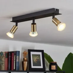 hofstein Plafonnier Castillo Noir, 3 lumières* Spots Et Projecteurs