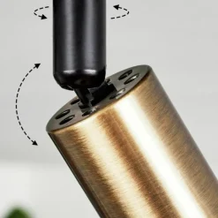 hofstein Plafonnier Castillo Noir, 4 lumières