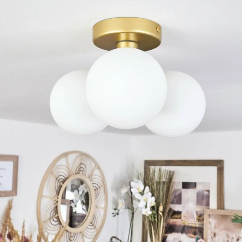 hofstein Plafonnier Cebola Or, 3 lumières