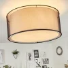Lampes En Tissu-hofstein Plafonnier Cerdedo Blanc, 3 lumières