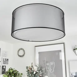 Lampes En Tissu-hofstein Plafonnier Cerdedo Blanc, 3 lumières